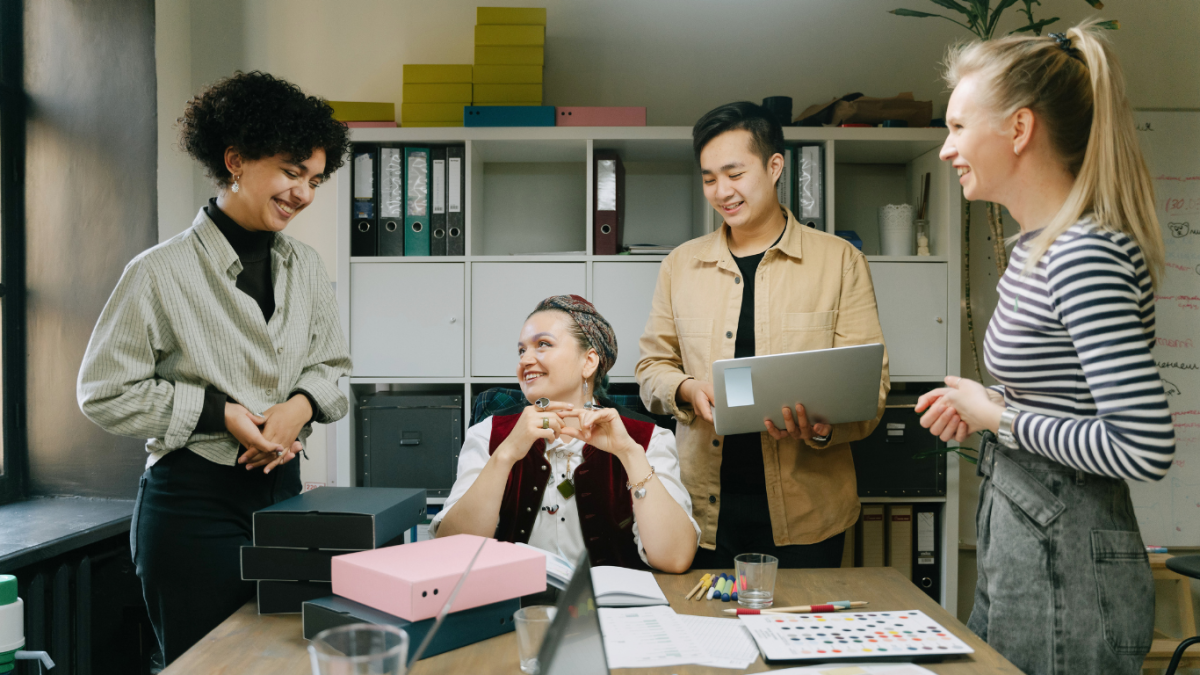peers in the workplace using ai 