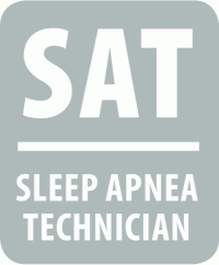frame with text: SAT - Sleep Apnea Technician