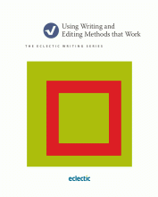 Using Writing and Editing Methods That Work Book Cover